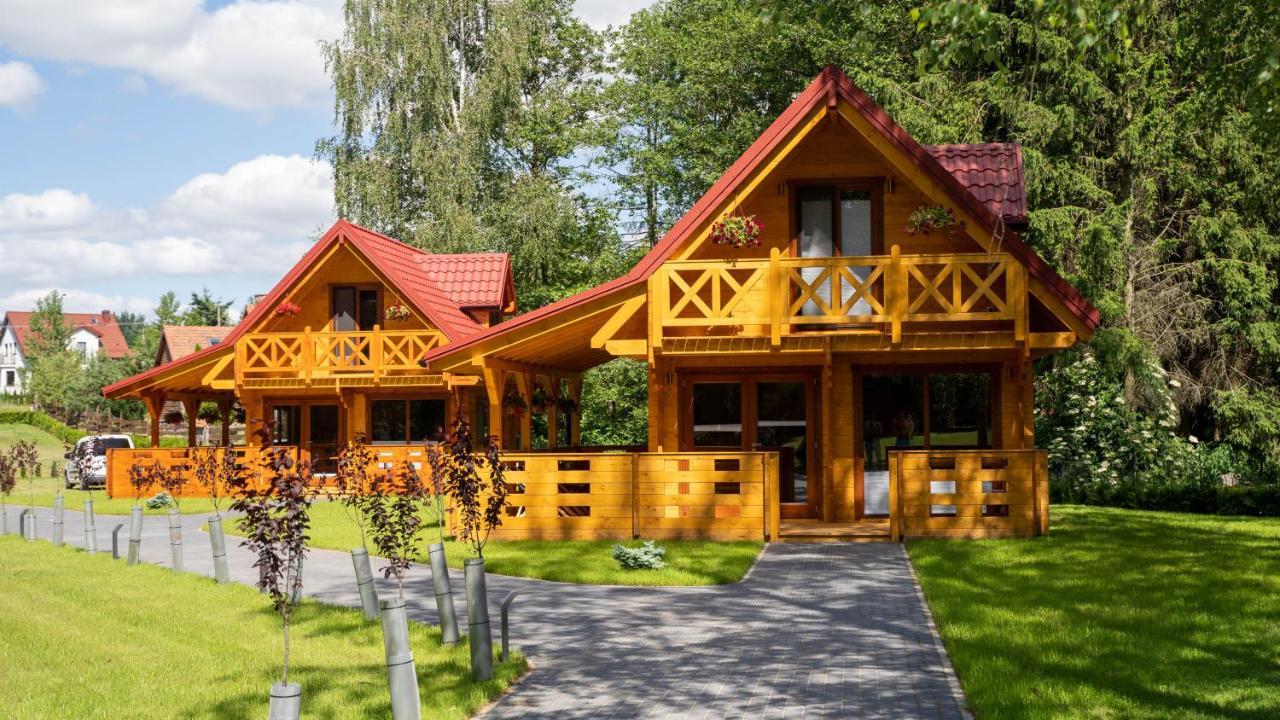 Domki Nad Jeziorem Kolonia Rybacka Bagian luar foto
